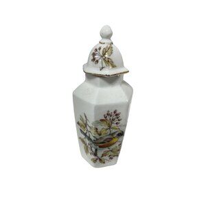 Vintage 1979 ENESCO Miniature Ginger Jar Fine Bone China
